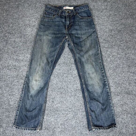 Levi's 505 Jeans Boys 16 Slim 26x28 Regular‎ Fit Denim Low Rise  (27x26.5) Kids​ - Picture 1 of 8